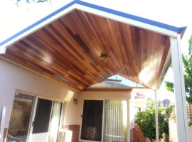 Cedar lined Gable Patio Bedford