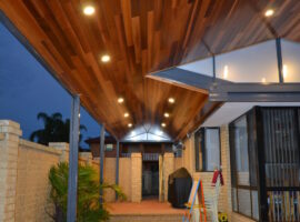 Cedar lined Gable Patio Morley