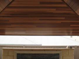 Cedar lined Hipped Patio Perth