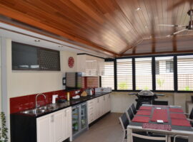 Cedar lined Hipped Patio Stirling 2