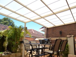Multiwall Polycarbonate Flat Patio Scarborough