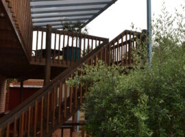 Reverse Raked Angled Skillion Multiwall Polycarbonate North Beach