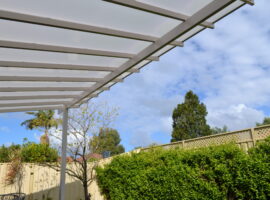 Reverse Raked Multiwall Polycarbonate Skillion Wembley Downs